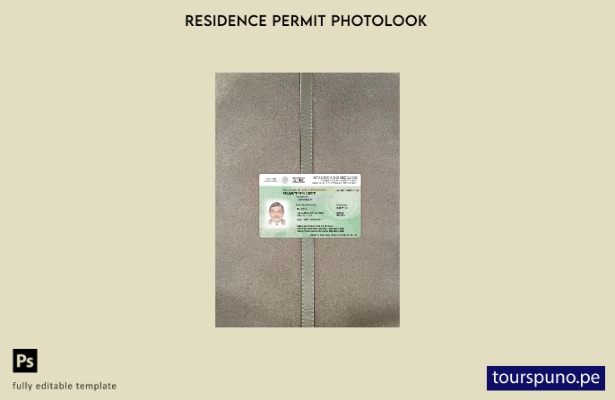 listo para imprimir plantilla frontal de aspecto fotográfico de la tarjeta verde